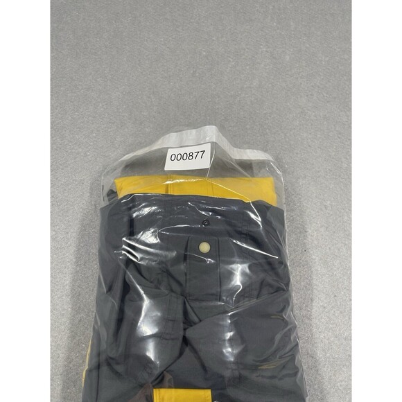 Columbia Jacket Mens Large Yellow Gray Colorblock Interchange Ski Snowboard Hood - Picture 14 of 14